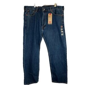 Levi's Men's 505 Regular Fit Denim Jeans Straight Leg 42x30 (actual 41x29.5)